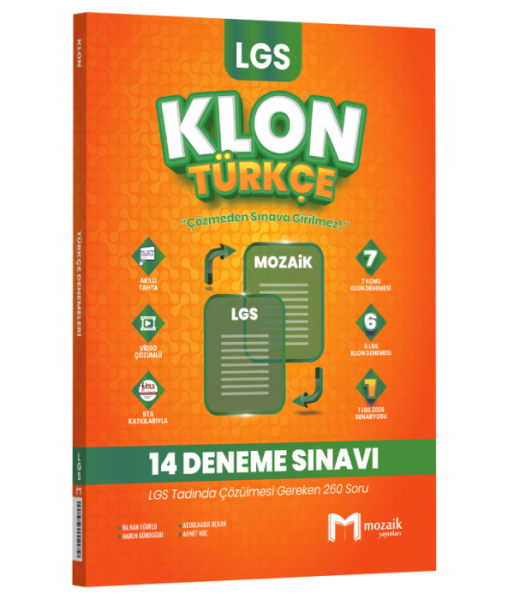 8.SINIF MOZAİK KLON DENEME TÜRKÇE - 25-26